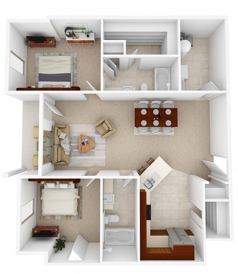 3801 So. Water Tower Place 1-3 Beds Apartment for Rent - Photo Gallery 32